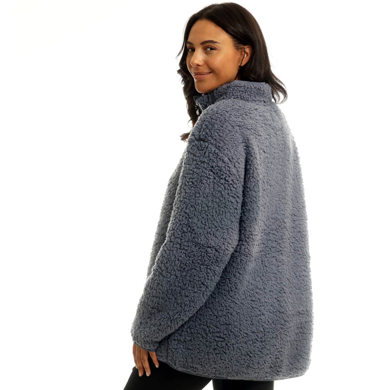 Light &amp; Shade Solid Fleece Jumper (S/M) - Navy 8265931 6