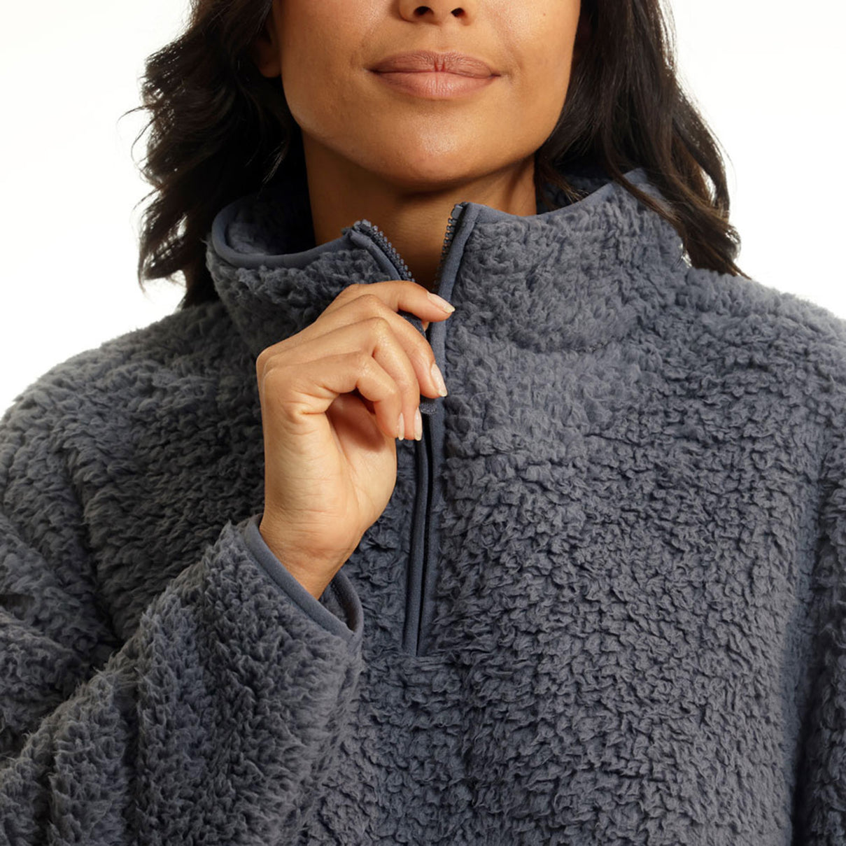 Light &amp; Shade Solid Fleece Jumper (S/M) - Navy 8265931 8