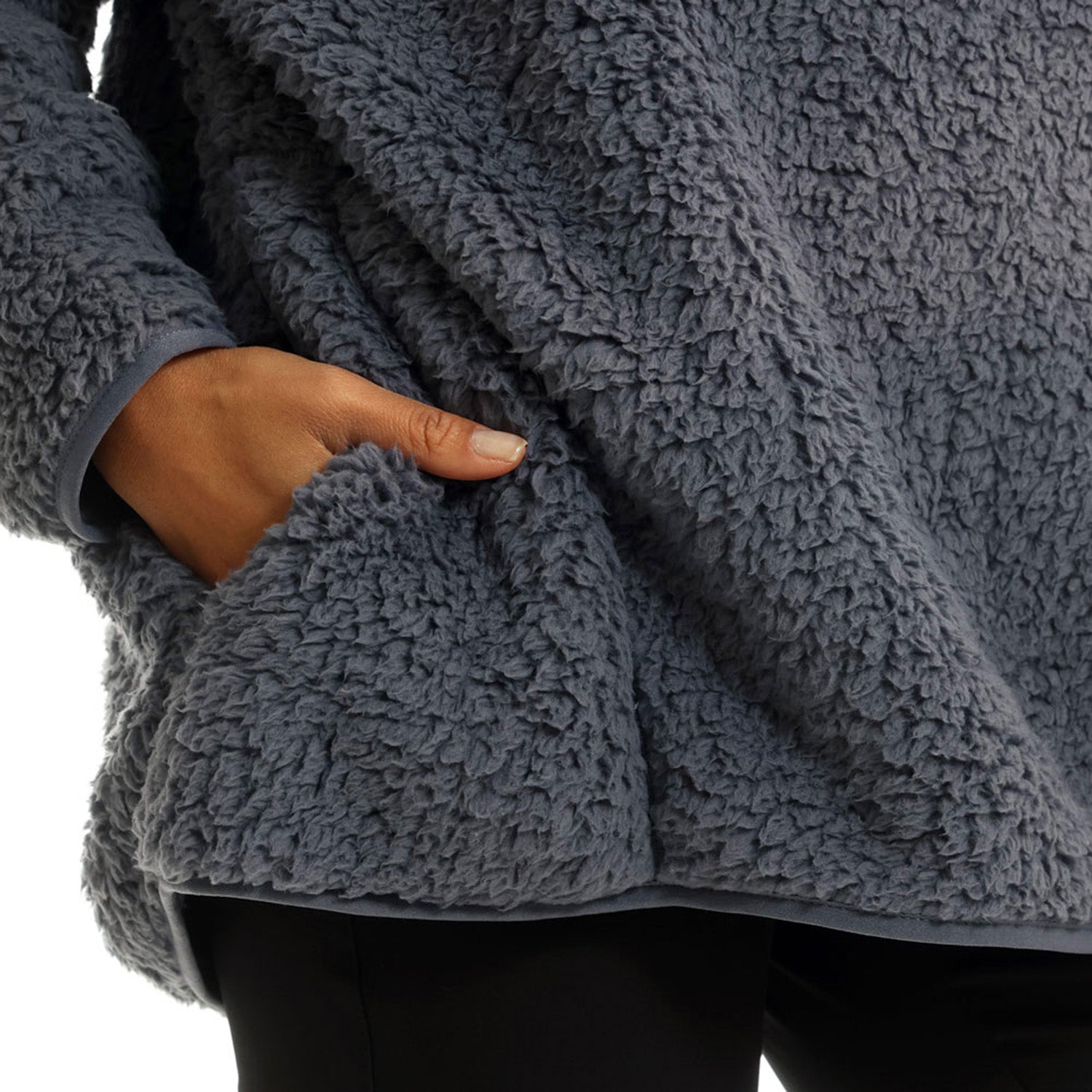 Light &amp; Shade Solid Fleece Jumper (S/M) - Navy 8265931 9