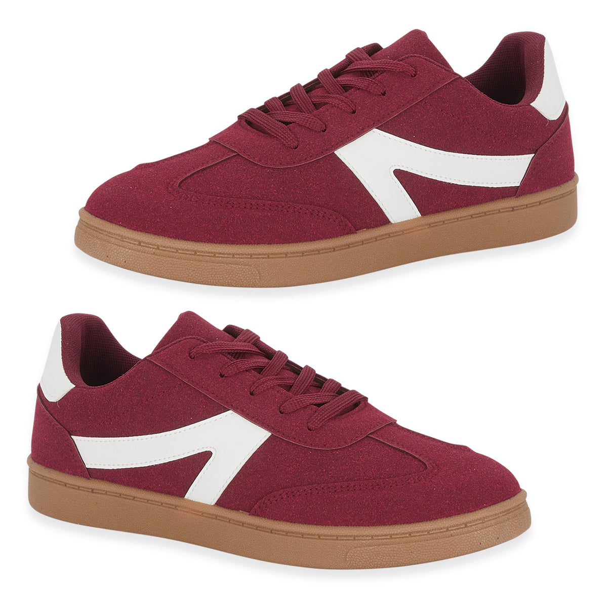 Urban Jacks Matise Lightweight Women's Trainer (Size - 4) - Burgundy 8265996 0