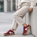 Urban Jacks Matise Lightweight Women's Trainer (Size - 4) - Burgundy_8265996_4
