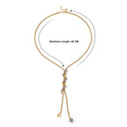 Austrian White Crystal & Austrian Black Crystal Necklace (Size - 20+2 Ext) 2.00 Ct._8266072_4