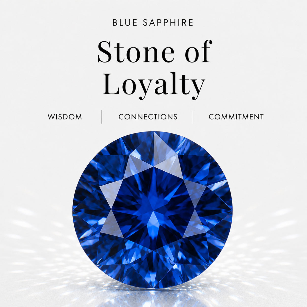 Princess Diana Inspired Blue Sapphire (6.75 ct.) &amp; Lab Grown Diamond (1 ct.) Halo Ring 8267264 3