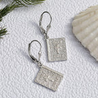 D'Joy Bible Earring with Lever Back in Yellow Gold Plated & Rhodium Overlay Sterling Silver_8270122_1