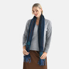 Best Seller Jacquard Shawl (180 X 70 Cm) - Blue_8270138_2