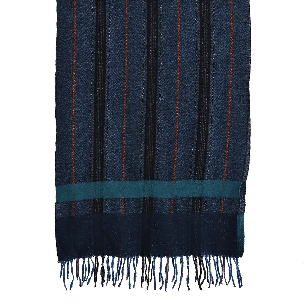 Best Seller Jacquard Shawl (180 X 70 Cm) - Blue_8270138_5