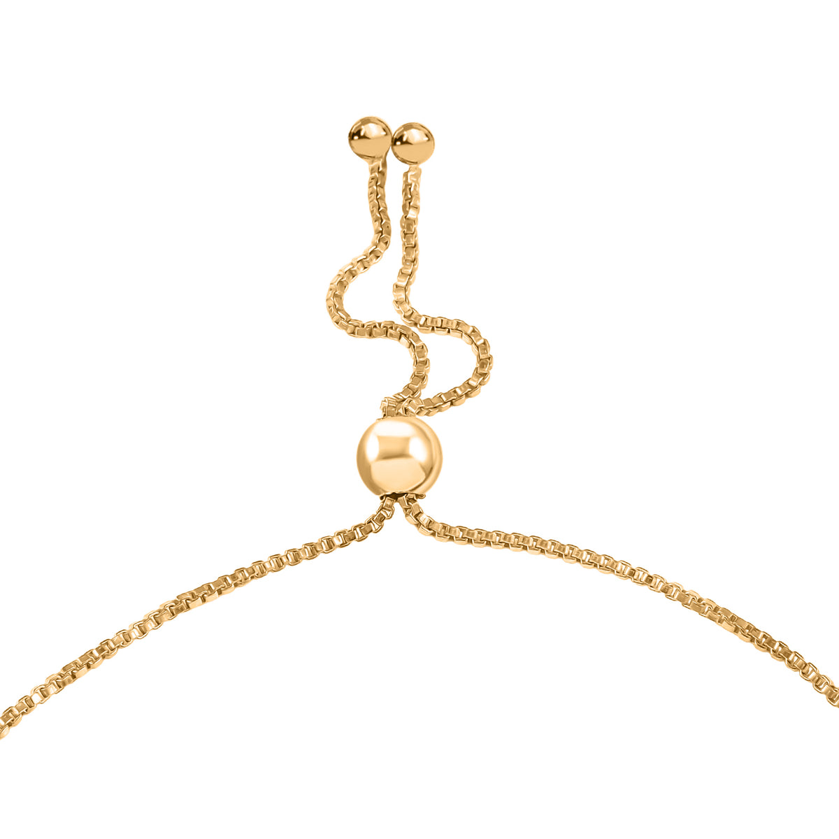 D'Joy Natural Thai Black Spinel Adjustable Bolo Bracelet (Size 6.5 - 9.5) in Yellow Gold Plating Sterling Silver 10.10 Ct. V32537643 4