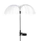 LIVMORE Set of 4 Solar Fiber Optic Floor Lamps - Multi-Colour Waterproof Gradient Stakes (70cm ) with 400mAh Battery_8271593_4