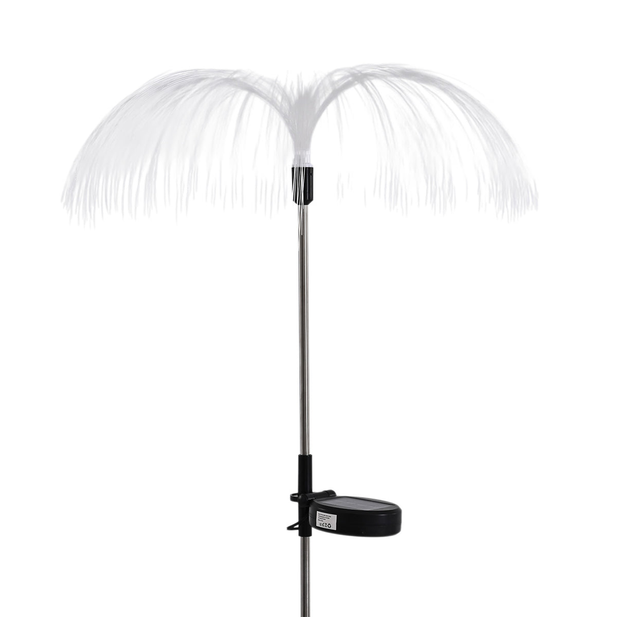 Set of 4 - LIVMORE Outdoor Jellyfish Solar Gradient Fibre Optic Lights 8271593 5
