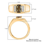 D'Joy Andalusite, Moissanite Mens Ring in 18K YG VermeilSterling Silver, Silver Wt.7.09 Gms  1.570  Ct._8271932_5