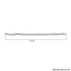 D'Joy Ethiopian Opal Bracelet (Size 7) in Rhodium Overlay Sterling Silver 9.90 Ct._8272553_4