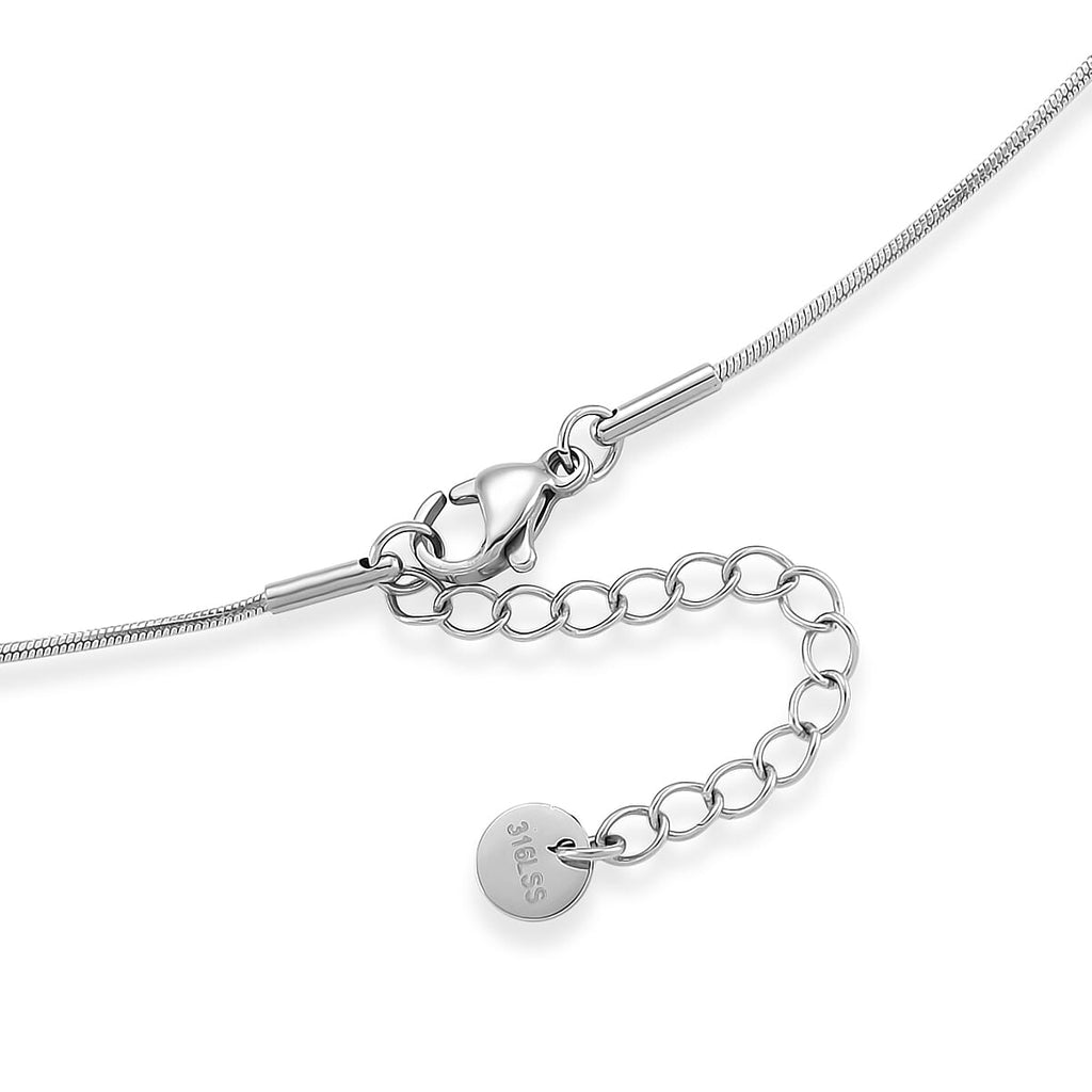 Designer Inspired Nugget Necklace (Size - 24) in Silver Tone_8272607_4