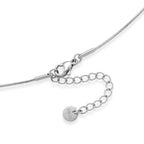 Designer Inspired Nugget Necklace (Size - 24) in Silver Tone_8272607_4