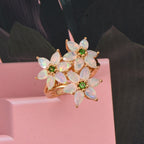 D'Joy Ethiopian Opal & Natural Chrome Diopside Ring in 18K Yellow Gold Plated Sterling Silver 2.41 Ct._8272958_1