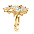 D'Joy Ethiopian Opal & Natural Chrome Diopside Ring in 18K Yellow Gold Plated Sterling Silver 2.41 Ct._8272958_3