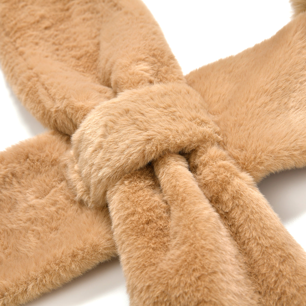 Super Soft Plush Hat and Scarf Set - Light Brown 8273243 6