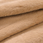Super Soft Plush Hat and Scarf Set - Light Brown_8273243_7