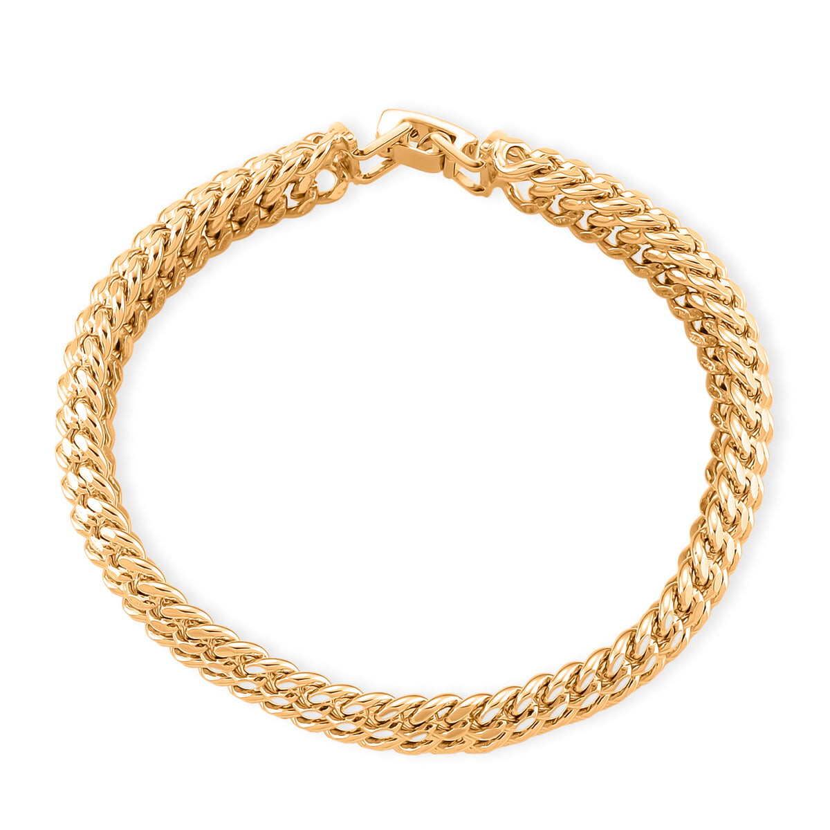 Designer Inspired Close Out Link Bracelet with Foldover Clasp 7.75 Inch V32532601 5