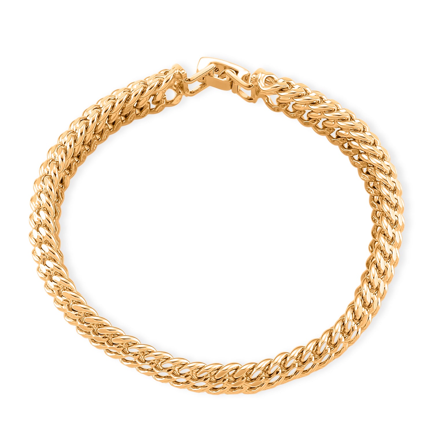 Designer Inspired Close Out Link Bracelet with Foldover Clasp 7.75 Inch V32532601 5