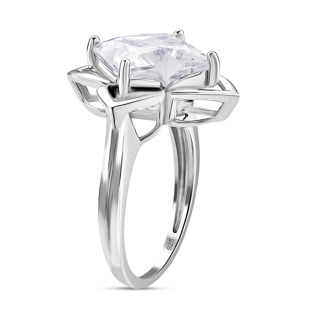 D'Joy Moissanite Ring in Rhodium Overlay Sterling Silver 6.00 Ct._8274321_3