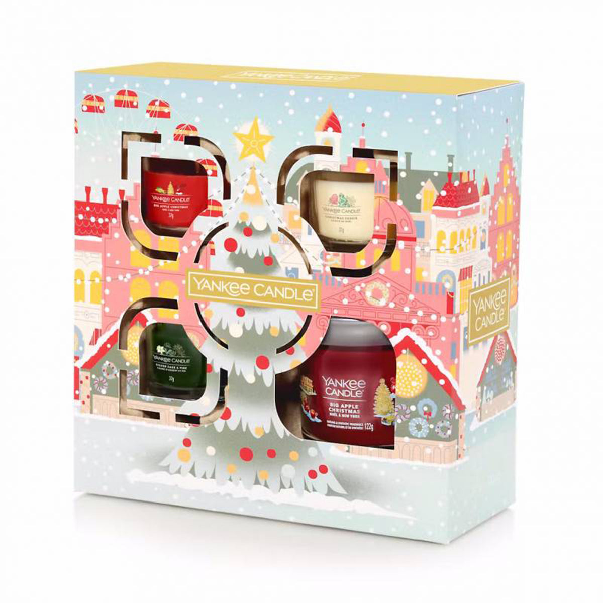 Yankee Candle Christmas Tumbler &amp; 3 Filled Votive Gift Set 8275069 1