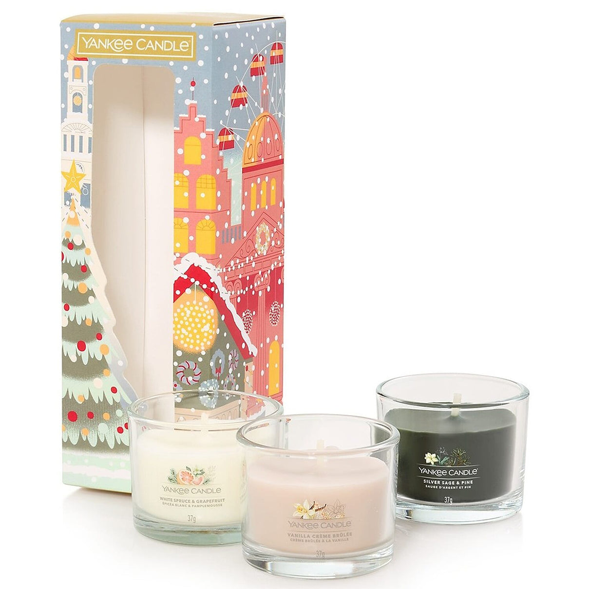 Yankee Candle Christmas 3 Candles Votive Gift Set - 37g x3 8275074 0