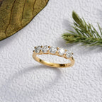 Luxuriant SGL Certified Lab Grown Diamond SI/GH Ring in 18K Vermeil Yellow Gold Sterling Silver 1.00 Ct._8276088_1