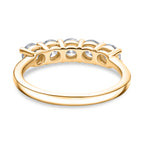 Luxuriant SGL Certified Lab Grown Diamond SI/GH Ring in 18K Vermeil Yellow Gold Sterling Silver 1.00 Ct._8276088_4