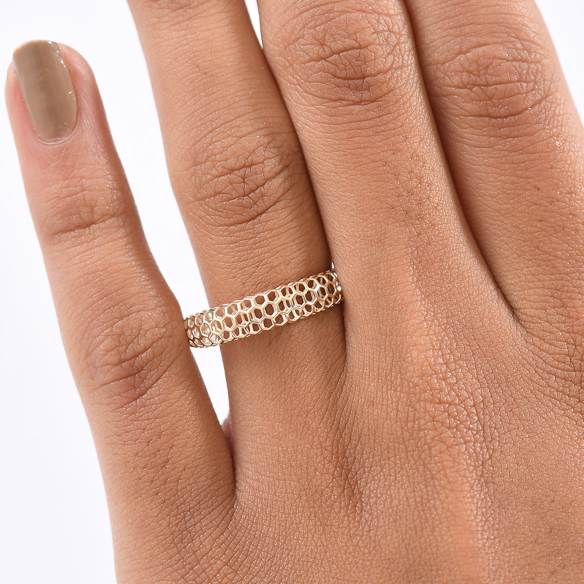 Treasure of Siam - 9K Yellow Gold Openwork Ring 8276721 3