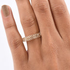 Mirage Collection - 9K Yellow Gold Openwork Ring_8276721_2