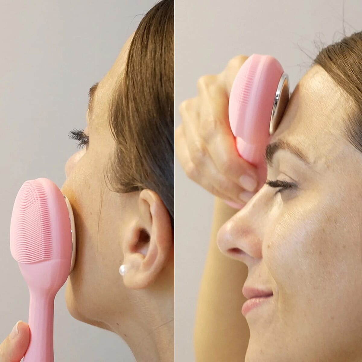 Blushly Vibrating Silicone Facial Cleansing Tool with Heat Treatment - Pink 8276812 5