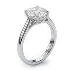 Luxuriant - Lab Grown Diamond (SI/G-H) Solitaire Ring in Rhodium Overlay Sterling Silver 1.00 Ct._8277022_3