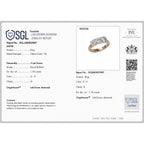 Mirage Collection - Luxuriant 9K Yellow Gold SGL Certified Lab Grown Diamond (SI/GH) Trilogy Ring 1.50 Ct._8278641_6