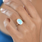 Rhapsody 950 Platinum AAAA Ethiopian Opal Ring 3.75 Ct, Platinum Wt. 4.78 Gms._8278660_2