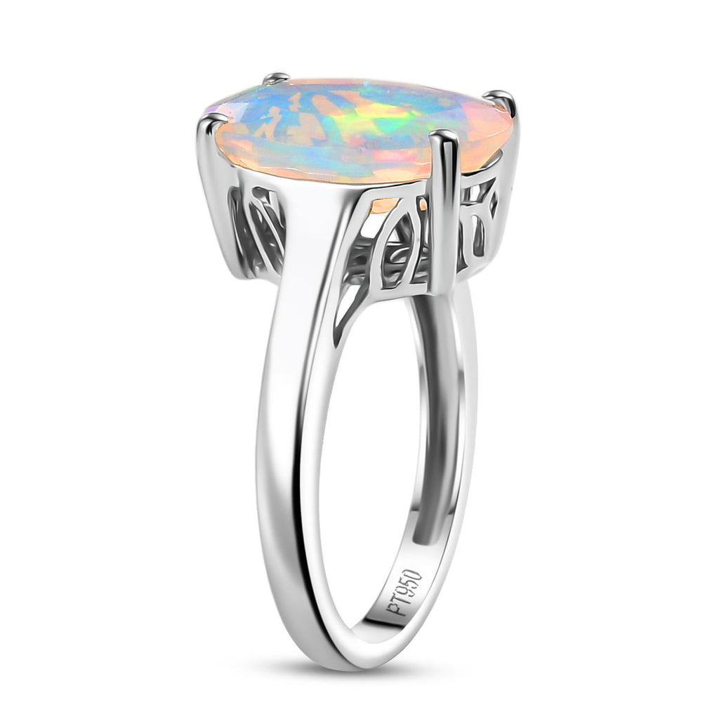 Rhapsody 950 Platinum AAAA Ethiopian Opal Ring 3.75 Ct, Platinum Wt. 4.78 Gms._8278660_3