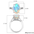 Rhapsody 950 Platinum AAAA Ethiopian Opal Ring 3.75 Ct, Platinum Wt. 4.78 Gms._8278660_5