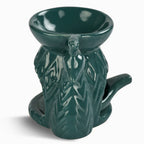 LIVMORE Peacock Ceramic Oil Burner with 10 Tea Lights & 7 Aroma Oils (10ml)_8278789_2