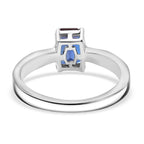 Luxuriant Lab Grown Alexandrite Solitaire Ring in Rhodium Overlay Sterling Silver 1.17 Ct._8278939_4