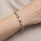 RHAPSODY 950 Platinum AAAA Turkizite  Bracelet (Size - 7.5)  15.76 Ct, Platinum Wt. 8.73 Gms_8278960_2