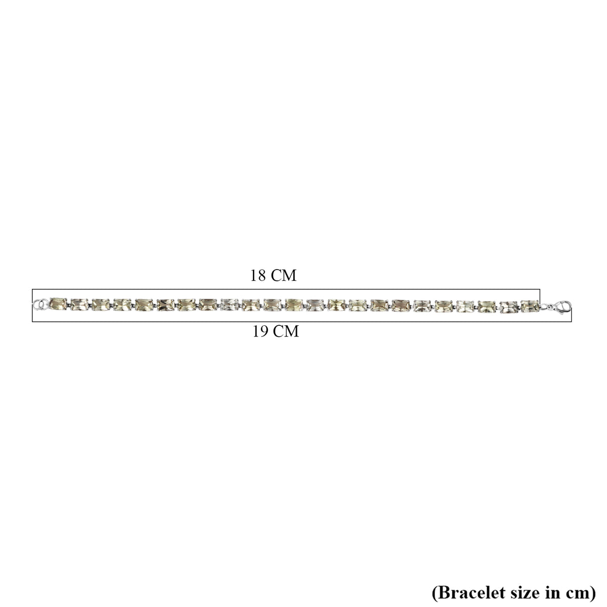 RHAPSODY 950 Platinum AAAA Turkizite Bracelet (Size - 7.5) 15.76 Ct, Platinum Wt. 8.73 Gms 8278960 5
