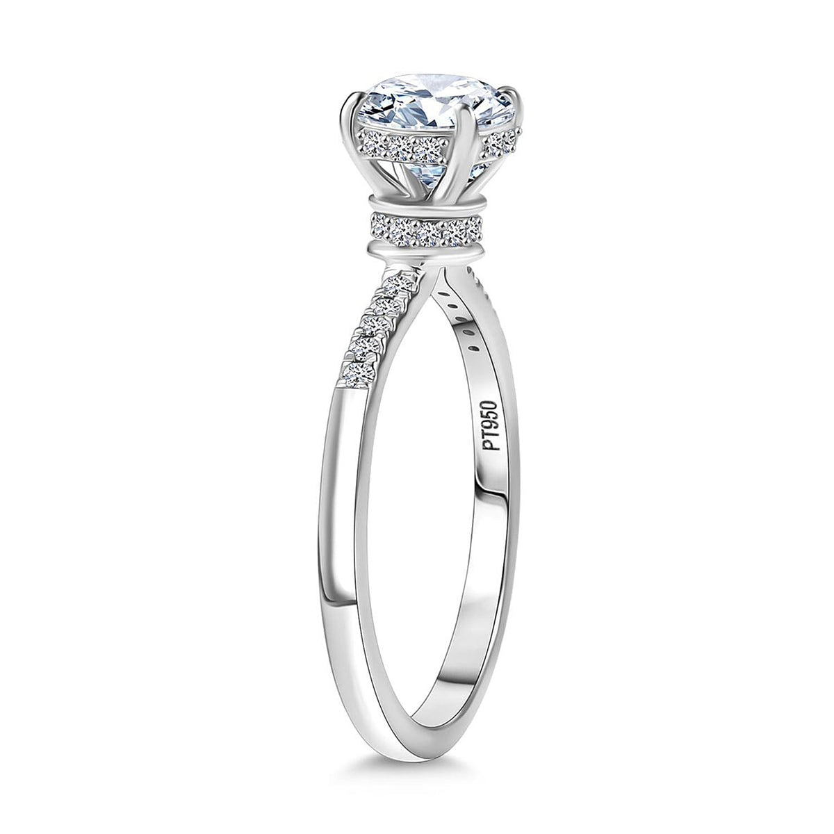 LUXURIANT 1.5 Ct. Lab Grown Diamond Solitaire Ring in 950 Platinum, IGI Certified 8279361 5