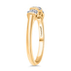 Luxuriant Round Cut Lab Grown Diamond (SI/GH) Trilogy Ring in 18K Vermeil Yellow Gold Plated Sterling Silver 1.00 Ct._8279484_2