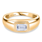Luxuriant Lab Grown Diamond (VS/EF) Ring in 18K Vermeil Yellow Gold Plated Sterling Silver 1.00 Ct._8279594