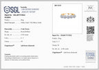 Luxuriant - 9K Yellow Gold SGL Certified Lab Grown Diamond (VS/E-F) 5 Stone Band Ring 2.00 Ct._8279600_8