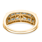 Luxuriant Lab Grown Diamond (VS/EF) Ring in 18K Vermeil Yellow Gold Plated Sterling Silver 1.50 Ct._8280068_4