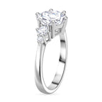 D'Joy Moissanite Ring in Rhodium Overlay Sterling Silver 4.26 Ct._8280133_3
