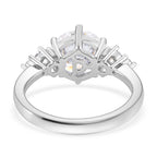 D'Joy Moissanite Ring in Rhodium Overlay Sterling Silver 4.26 Ct._8280133_4