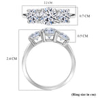 Luxuriant 950 Platinum SGL Certified (VS/EF) Lab Grown Diamond Ring 2.00 Ct._8280210_5