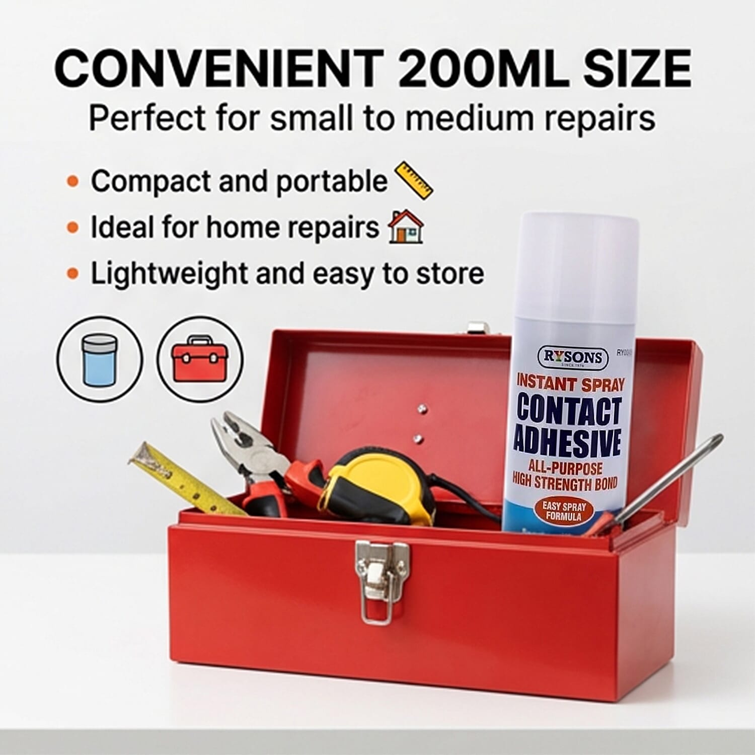 Instant Spray Contact Adhesive - 200ml 8280732 4