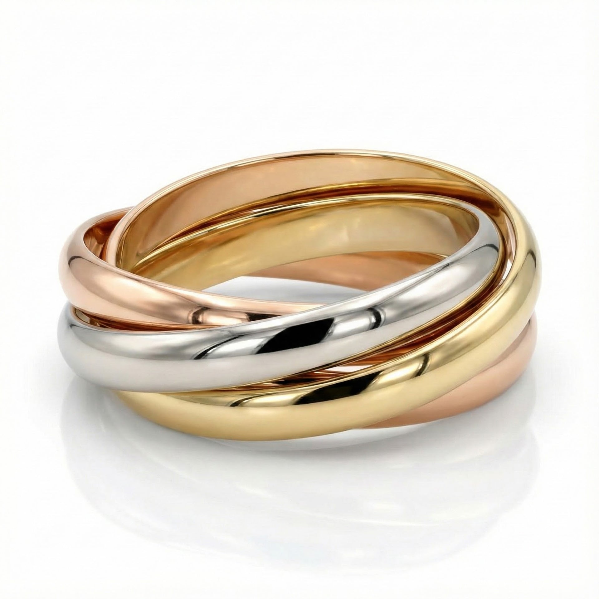 Vicenza CloseOut 9K Yellow Gold Trinity Ring 8280932 0